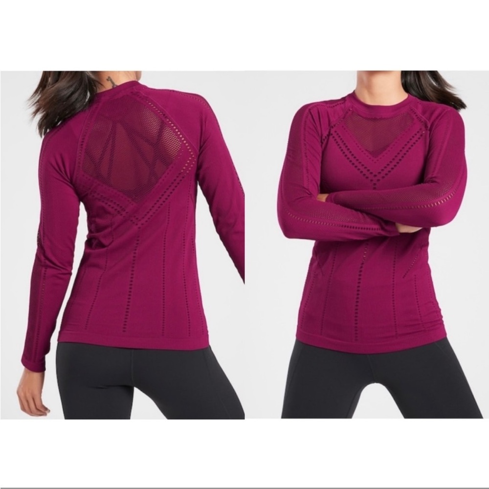 Athleta Oxygen Long Sleeve Top